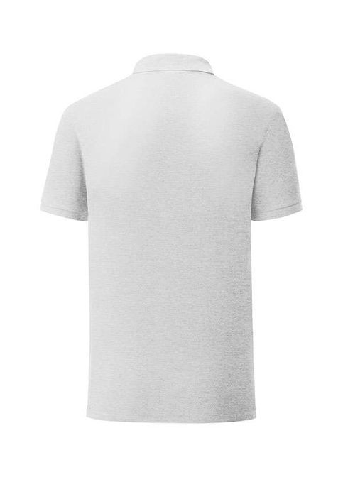 Серая футболка поло мужская 65/35 tailored fit polo серый (063042094s) с коротким рукавом Fruit of the Loom