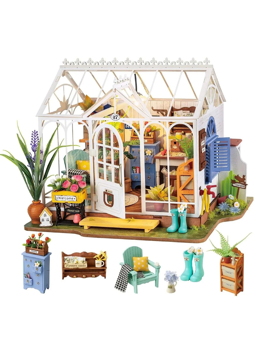 Конструктор 3D міні-будинок Robotime Rolife Dreamy Garden House DG163 No Brand (385271306)