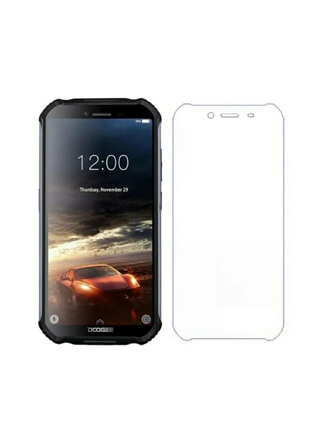 Загартоване захисне скло на S40 Lite / Прозоре Doogee (337506684)