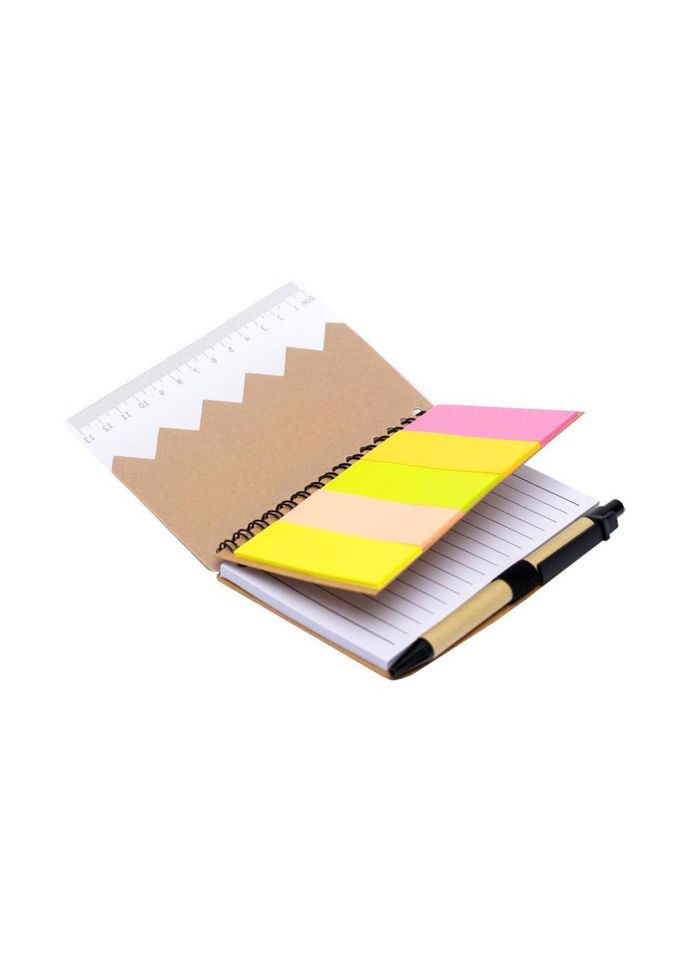 Блокнот А6 на спіралі JX409 з набором стікерів та ручкою Bambi (362211691)