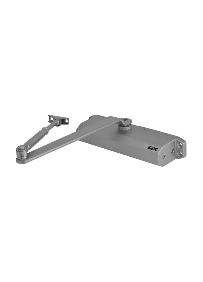 Дверной доводчик DT-536H Silver с фиксацией дверей в открытом положении (63-00008) Dortec (382766427)