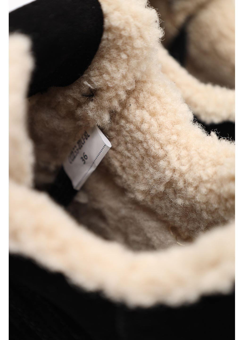 Кроссовки женские цвет черный ЦБ-00275335 Yuki чёрные зима (363620529)