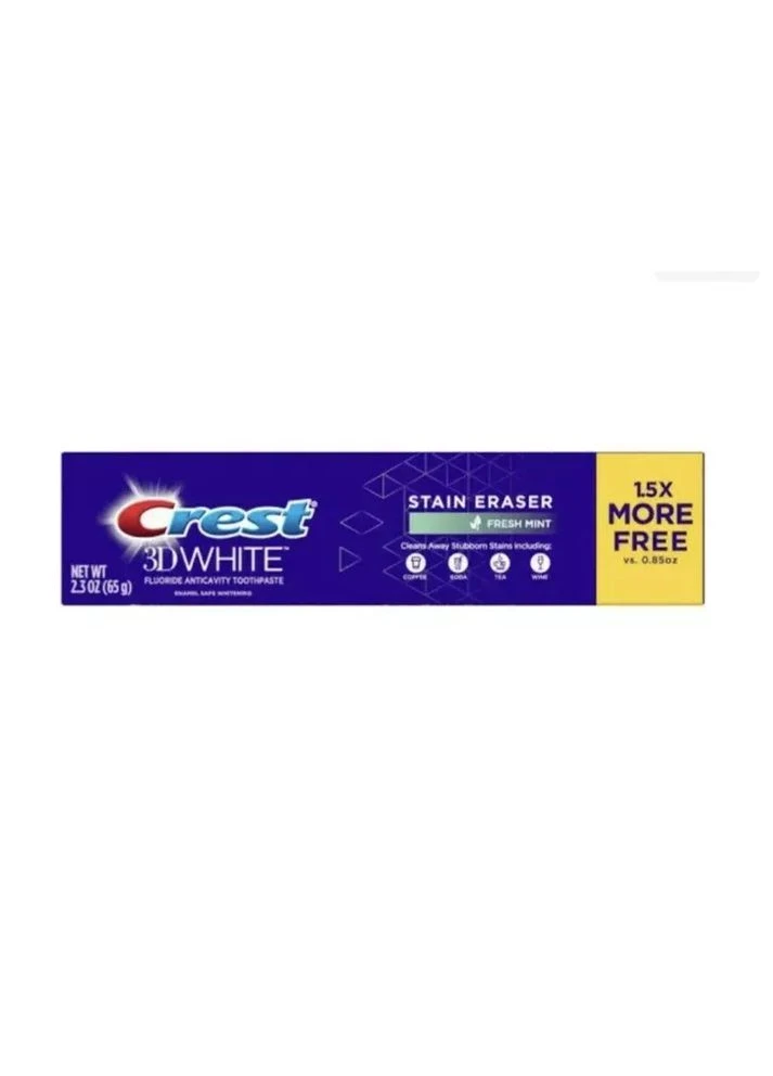 Фторвмісна зубна паста 3D Stain Eraser Mint для відбілювання Crest (321973268)