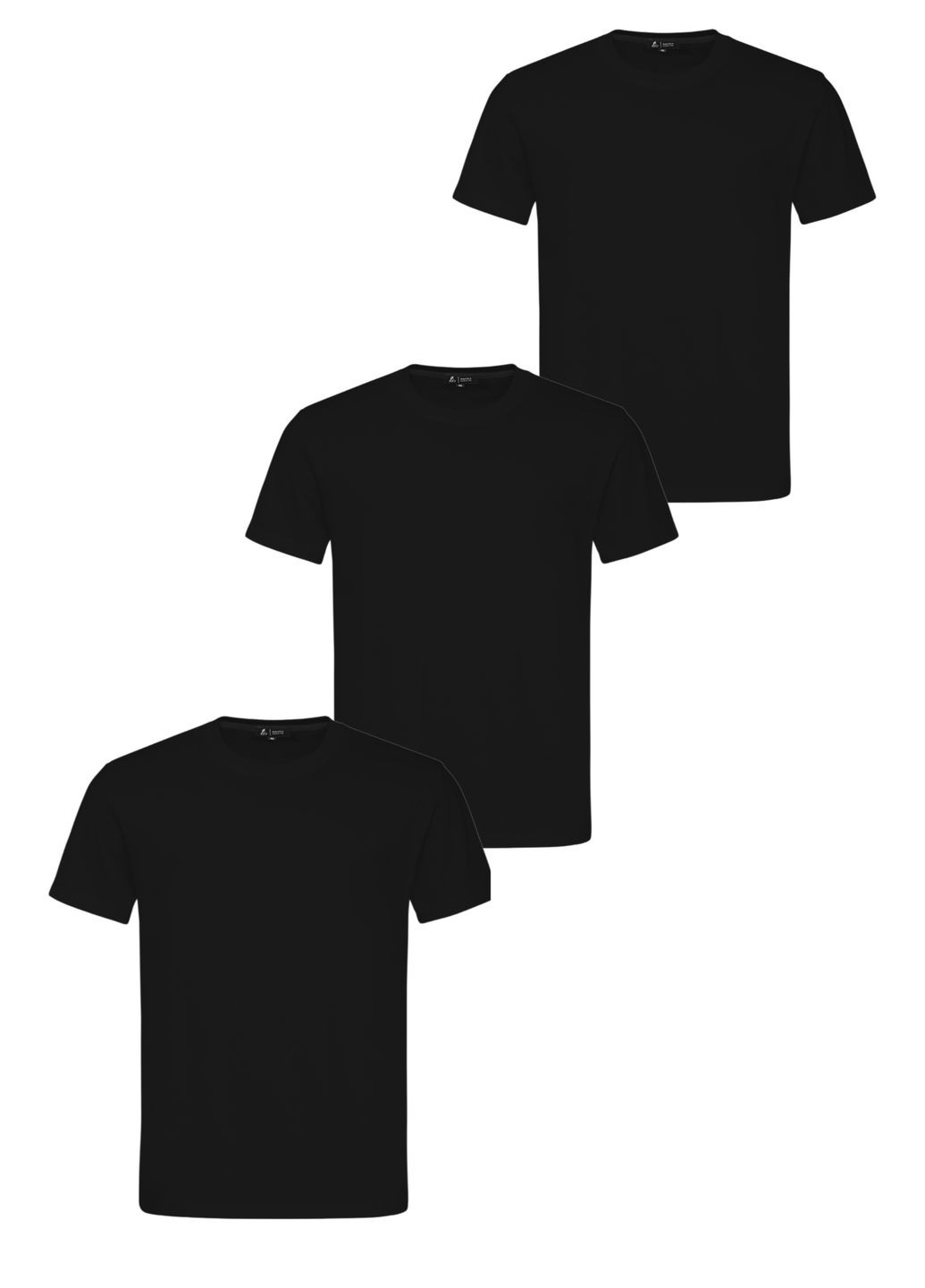 Комбінована набір футболок 3 шт u0102-blo-blo-blo з коротким рукавом RAY PREMIUM FIT