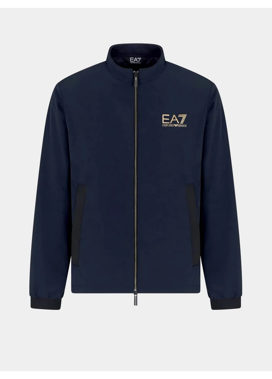 Темно-синя демісезонна вітровка 9860789 7o1365 Emporio Armani EA7