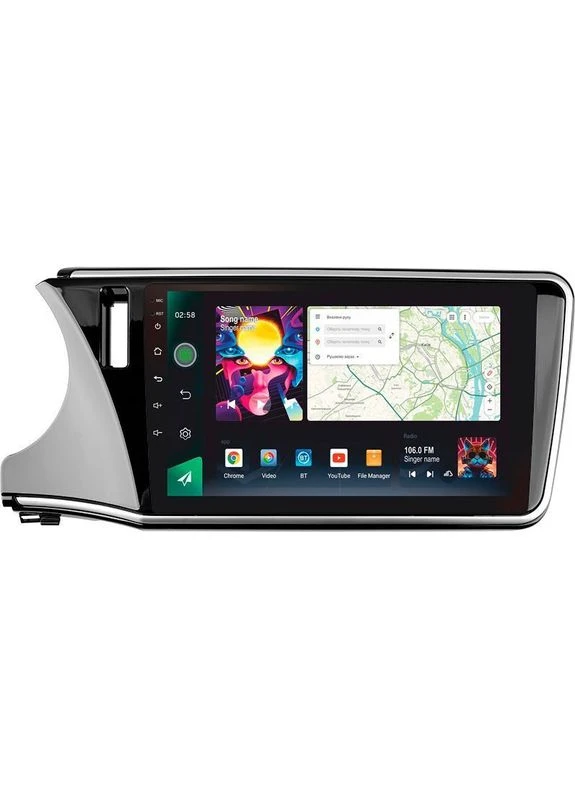Штатная магнитола PRO 108128 2K 8+128 Gb Honda City 2014-2017 (B) 10" Sigma (378902050)