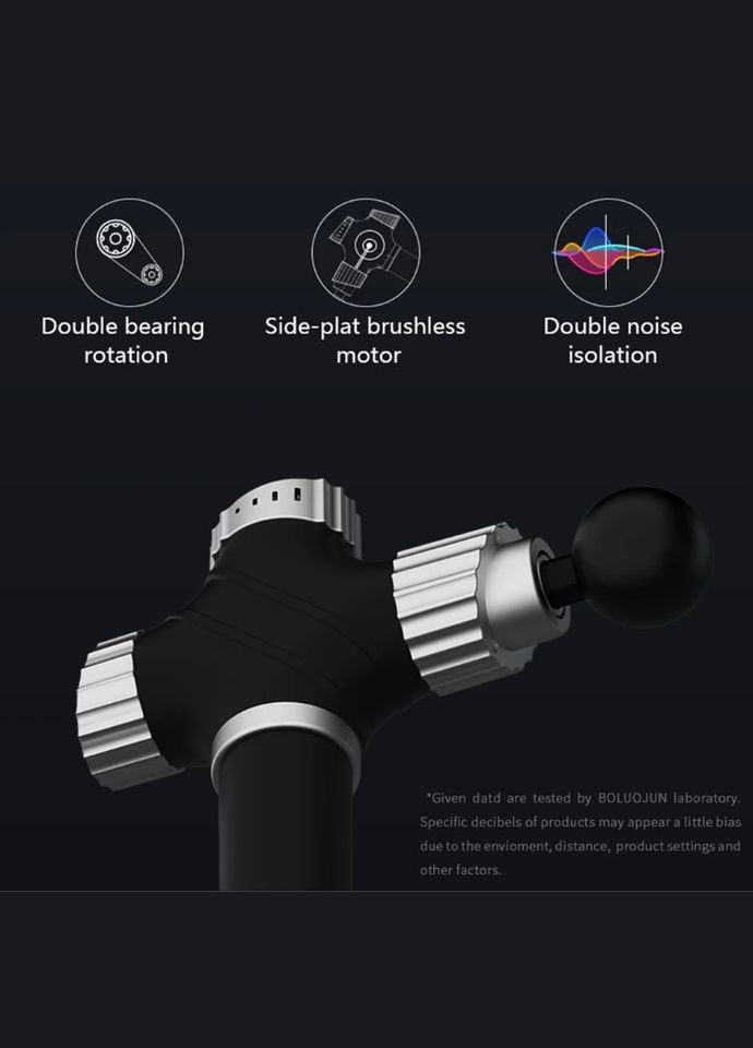 Перкуссионный массажный пистолет – ударный массажер для глубокого массажа и восстановления. Booster A2 (341320082)