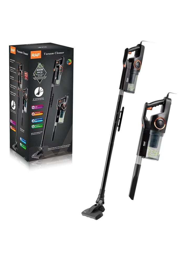 Вертикальный пылесос контейнерный компактный с многоуровневым фильтром для сухой уборки 2 в 1 (VD080) RAF (360867166)