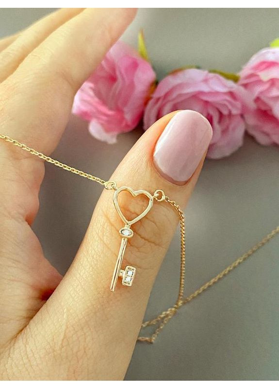 Позолоченная Цепочка (Колье) 38см-42см, Позолота No Brand (358939822)