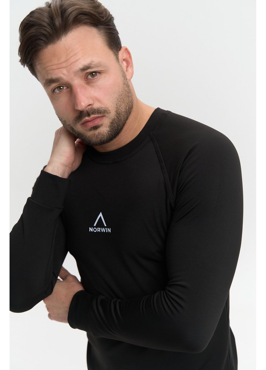 Термобілизна чоловіча зимова на флісі Black No Brand Norwin (369716632)