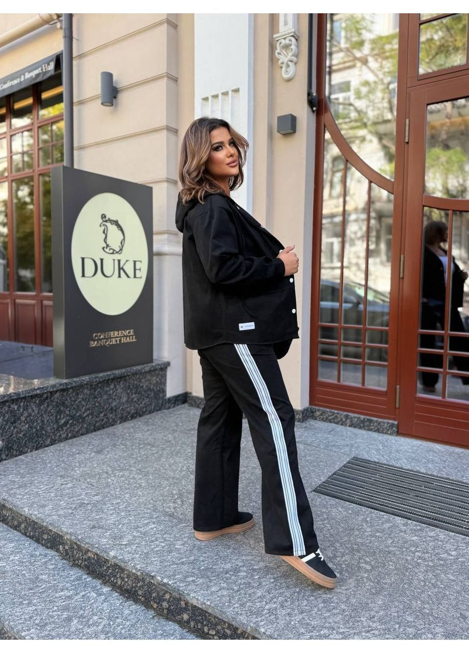 Костюм (кофта, брюки), цвет Черный Fashion (362415439)