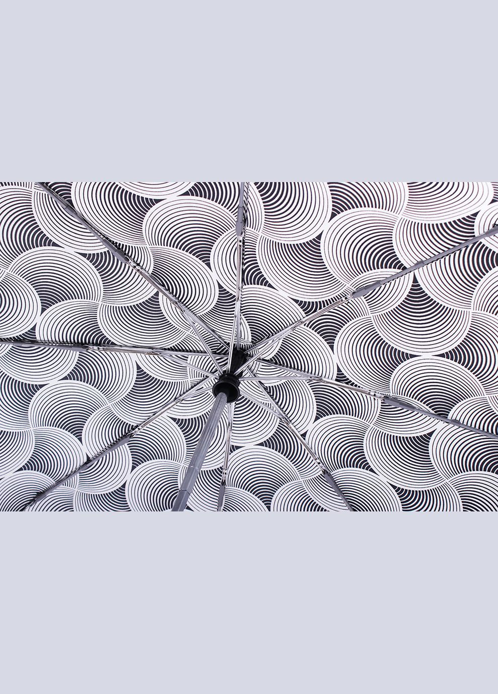 Чёрно-белого яркий женский зонтик оригинал Pierre Cardin средний система антиветер (303137376)