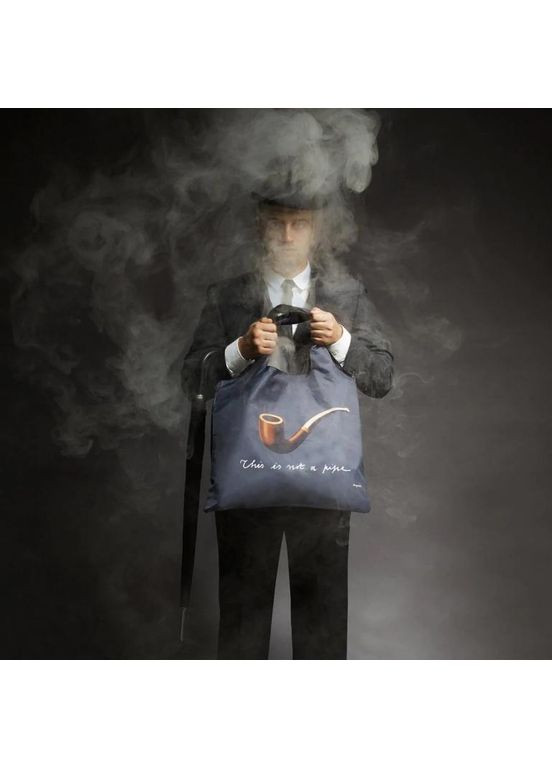 Сумка шоппер RENE MAGRITTE The Treachery of Images Loqi (257197623)