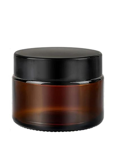 Баночка косметическое стекло 50 мл — (янтарная) No Brand (369759514)
