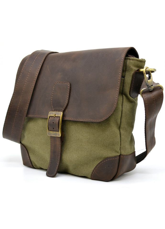 Мессенджер через плечо микс кожи и ткани канваc RHc1309-4lx TARWA (298683989)