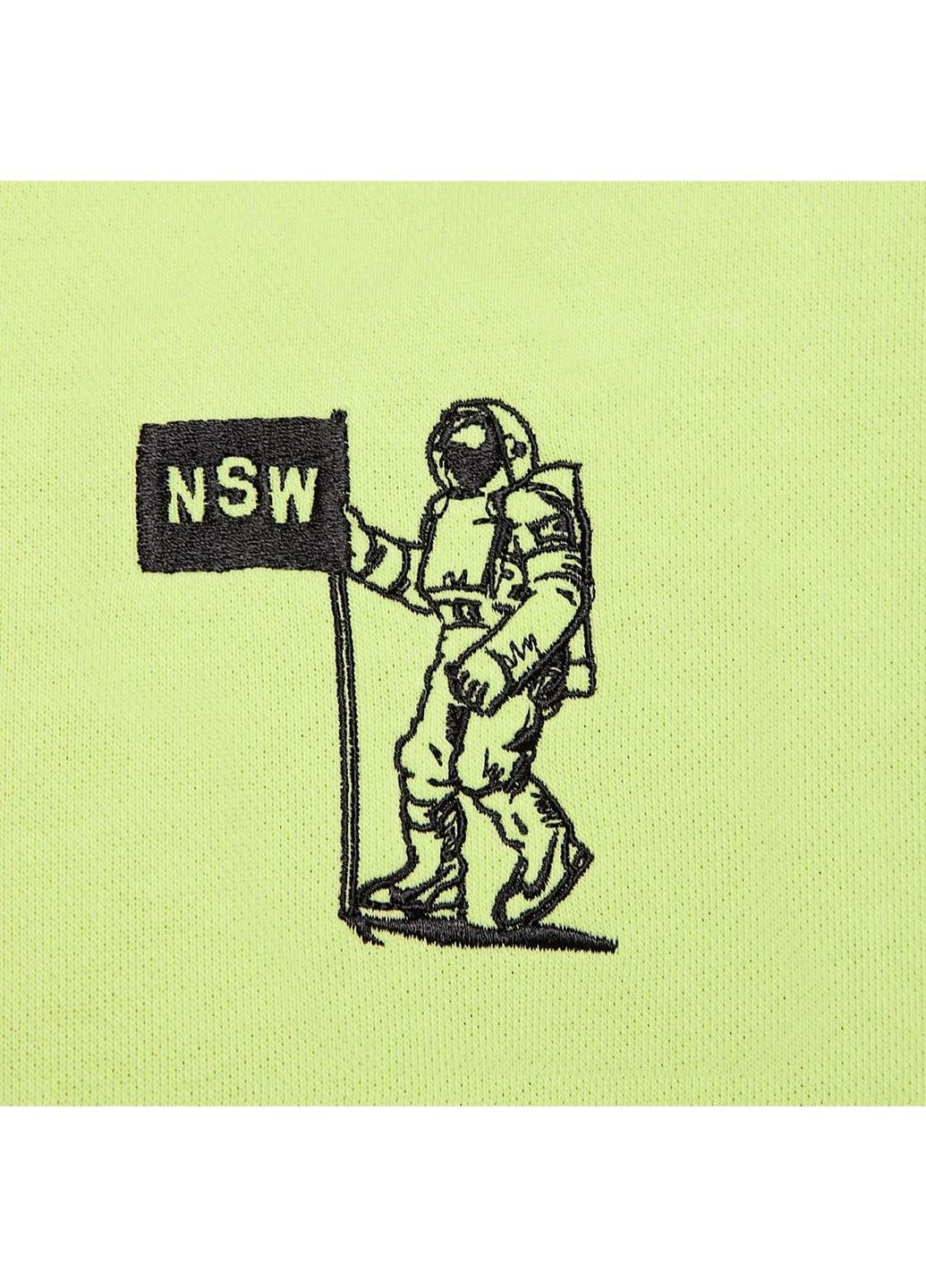 Худі чоловіче Club Ft Moon Gfx Green Nike (364837922)