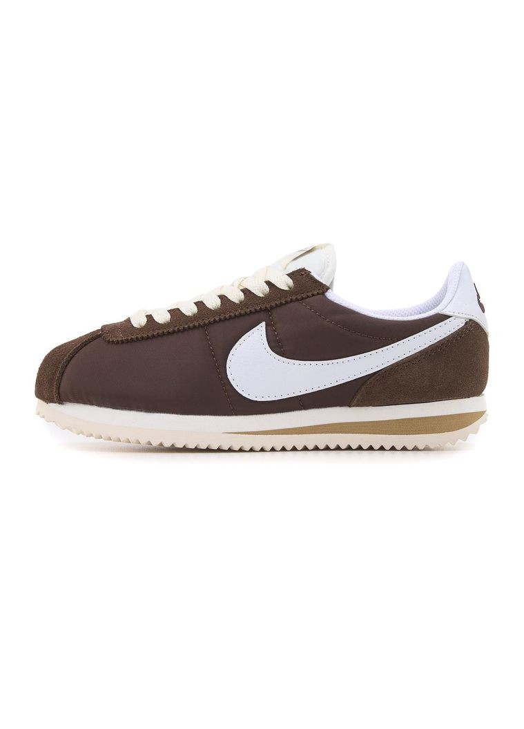 КРОССОВКИ ЖЕНСКИЕ NIKE CORTEZ BROWN НАЙК КОРТЕЗ No Brand комбинированные демисезоны (367174912)