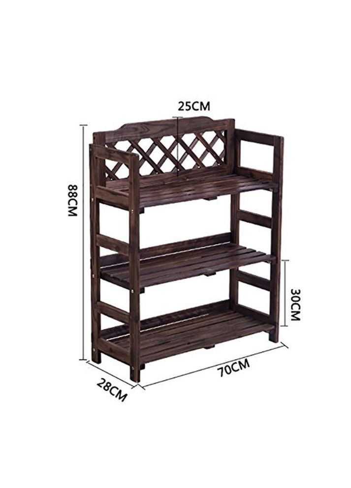 Підставка для квітів з дерева Картейра мокко (ЦСТ-004310) No Brand (328227302)
