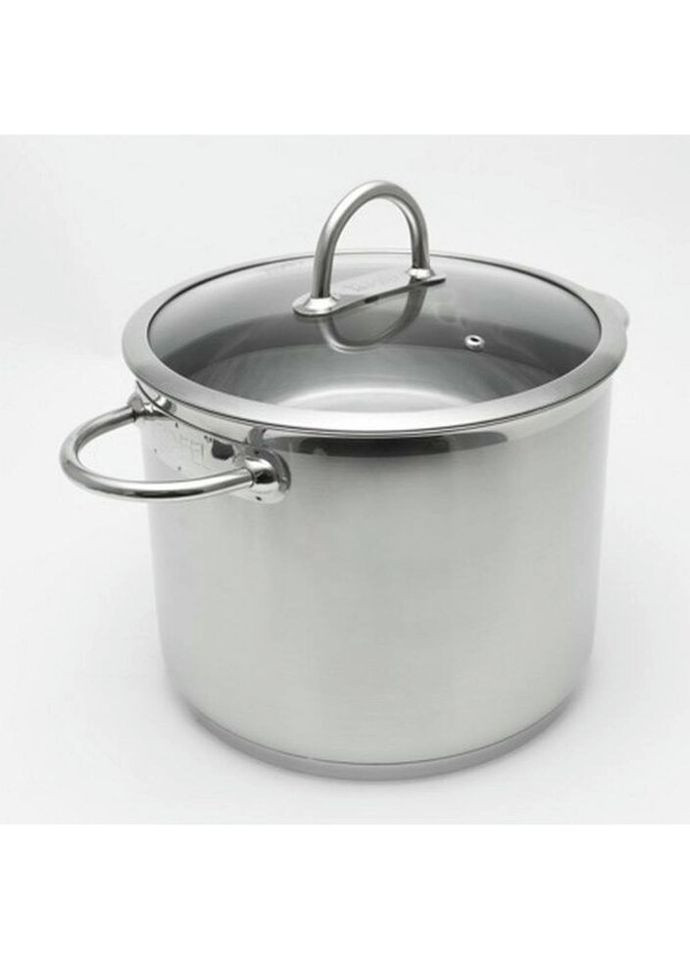 Кастрюля с крышкой Signo GP-1364 26 см 10.6 л серебристая Gipfel (335972598)