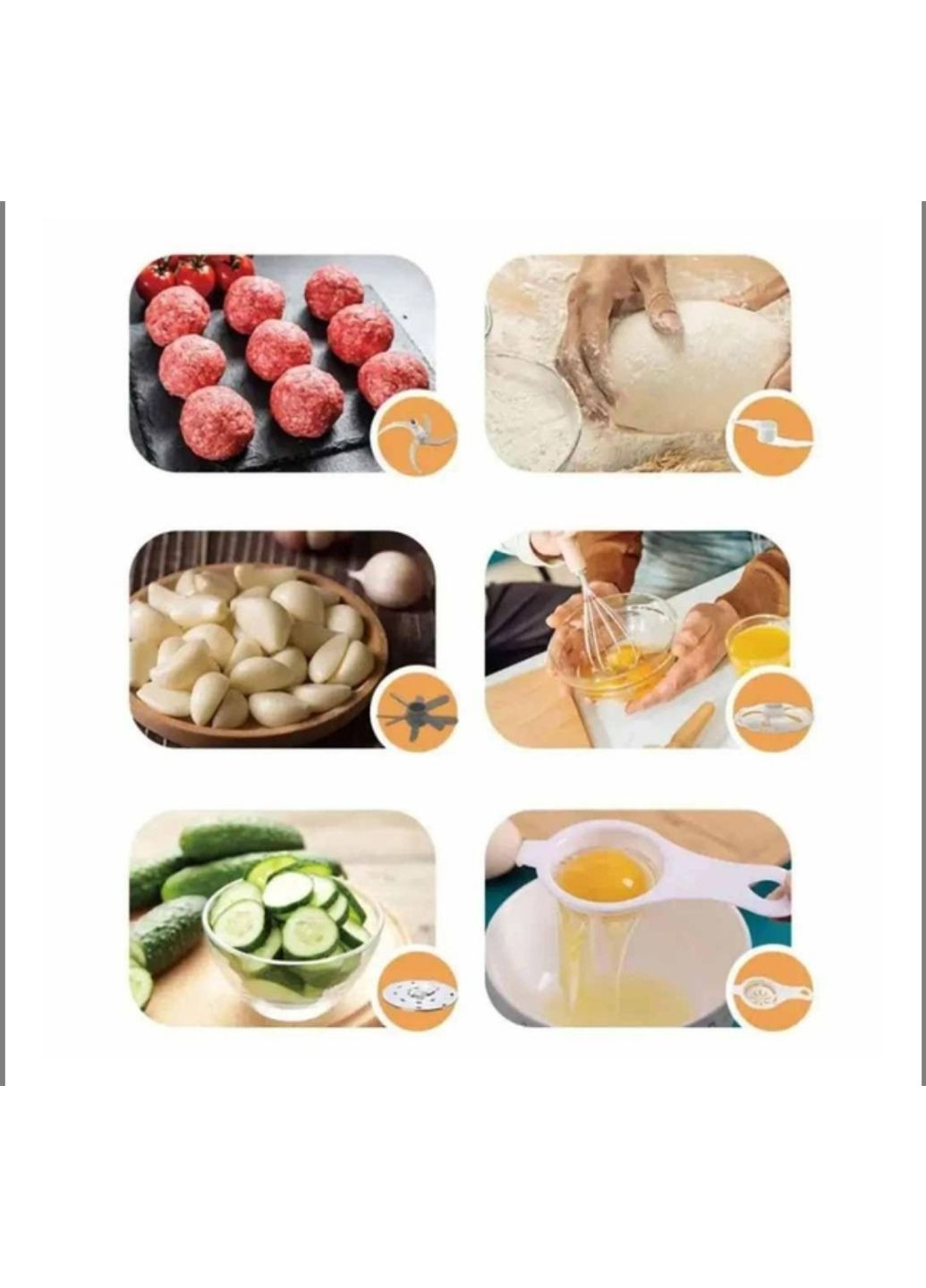 Подрібнювач кухонний SK-06011 5в1 1000 Вт 3.5 л Sokany (332614510)