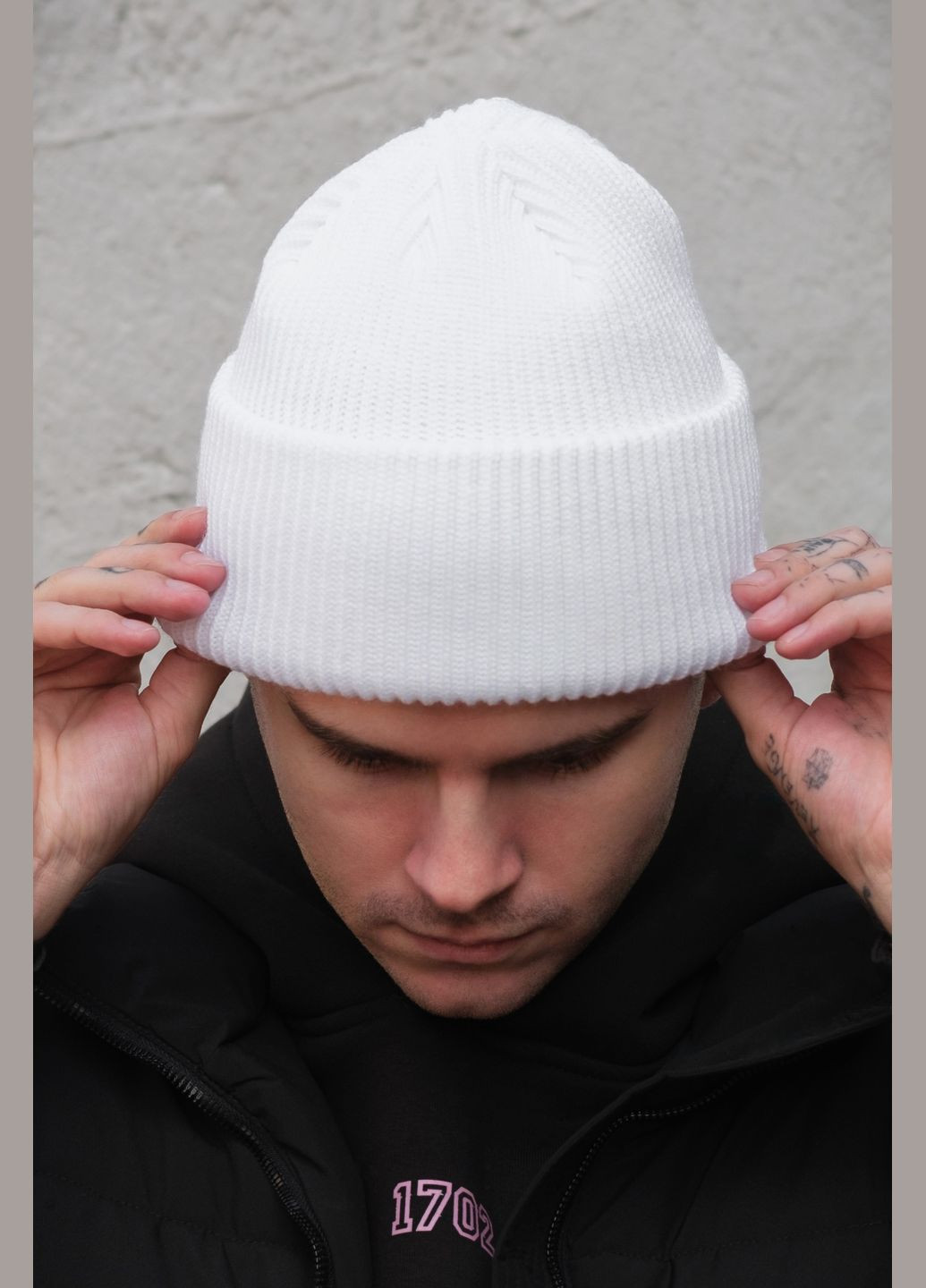 Подовжена Трикотажна Шапка Біні Докер Dominic Without (304611743)