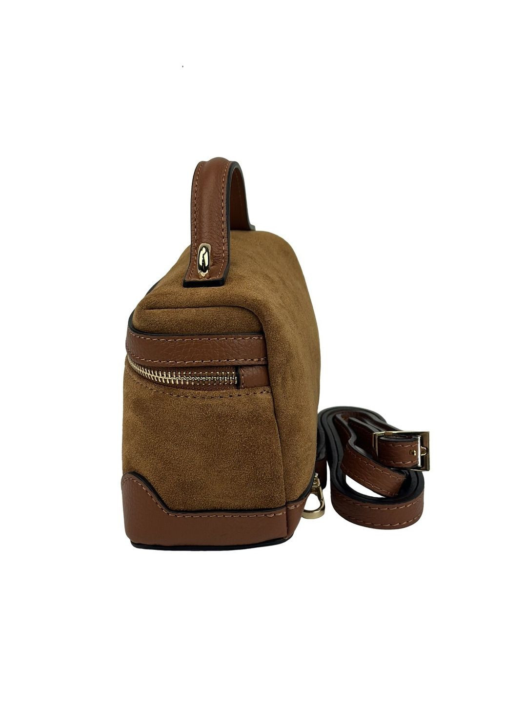 Сумка кросбоді маленька містка жіноча з натуральної замші RoyalBag F-IT-98885 (331532808)