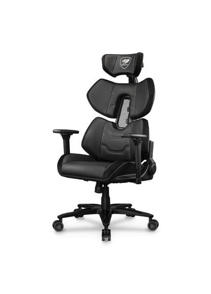 Кресло геймерское TERMINATOR ELITE, кожзам Hyper-Dura, каркас из армированного волокна (PAFRP), черное Cougar (333824584)