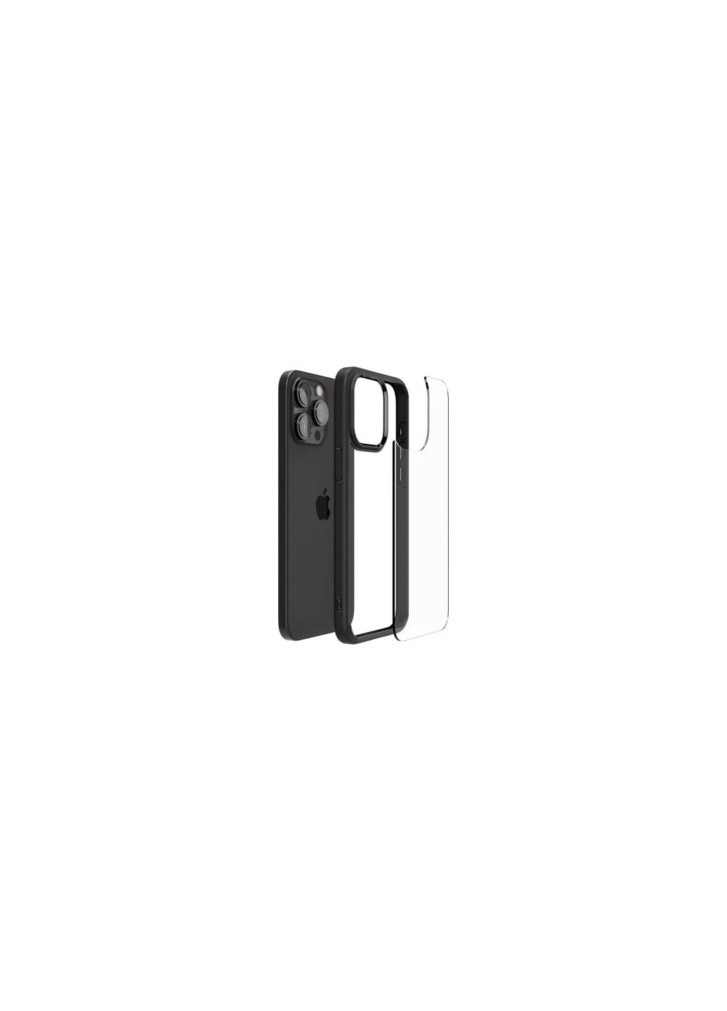Чохол до мобільного телефона (ACS06713) Spigen Apple iPhone 15 Pro Ultra Hybrid Matte Black (275101250)