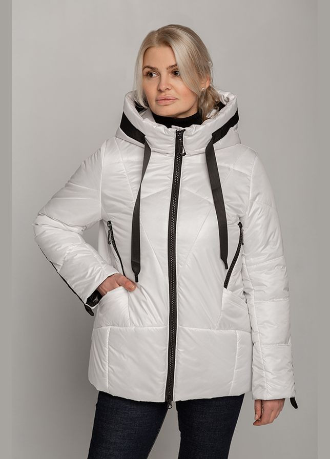 Біла демісезонна куртка MioRichi