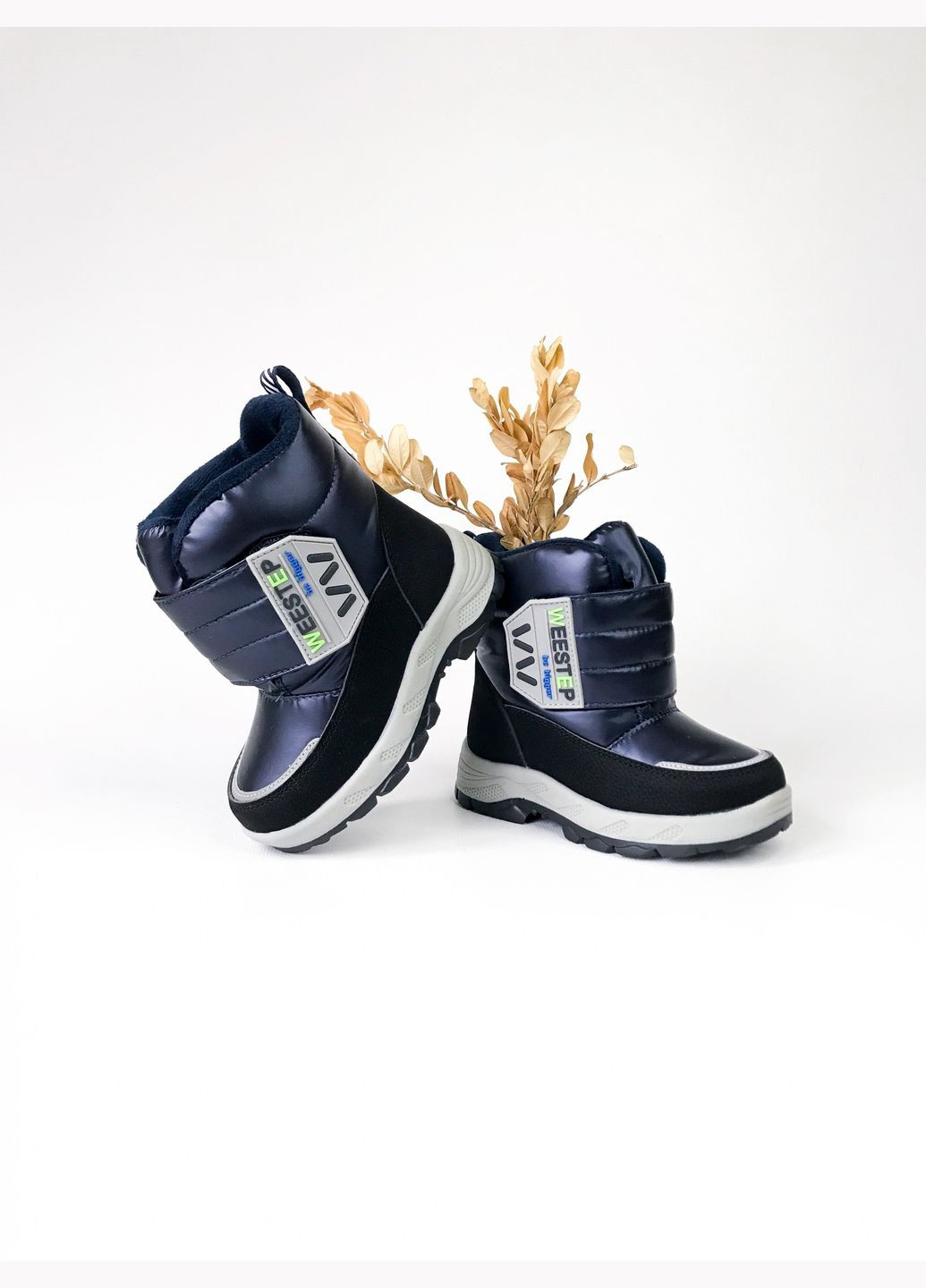 Зимові чоботи 22 р 14,7 cм синій артикул З204 Weestep (301583483)