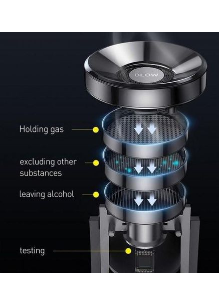 Алкотестер (CRCX-01) Baseus Digital Alcohol Tester (372177654)