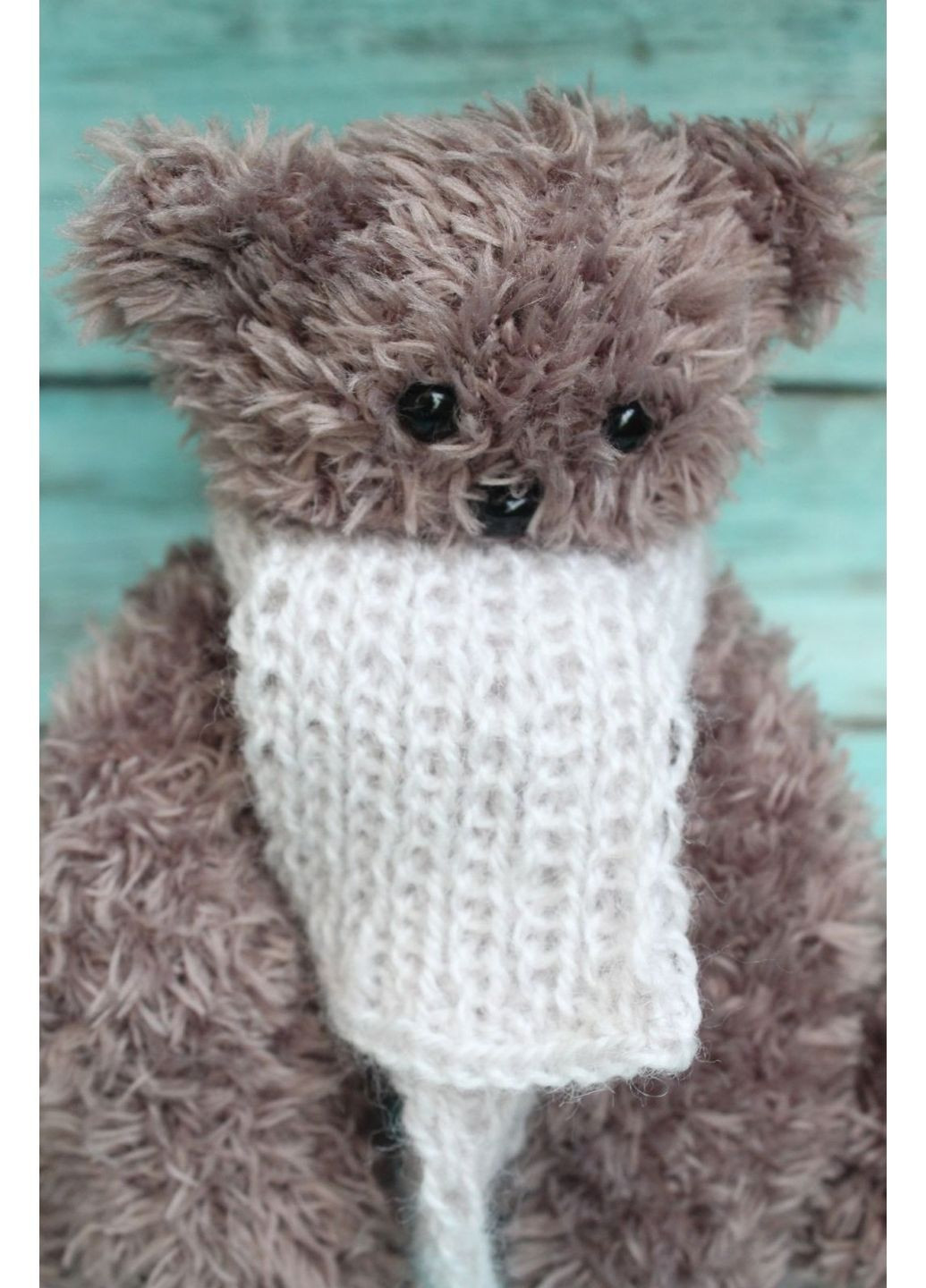 Коричневий ведмедик ручної роботи No Brand (372141873)