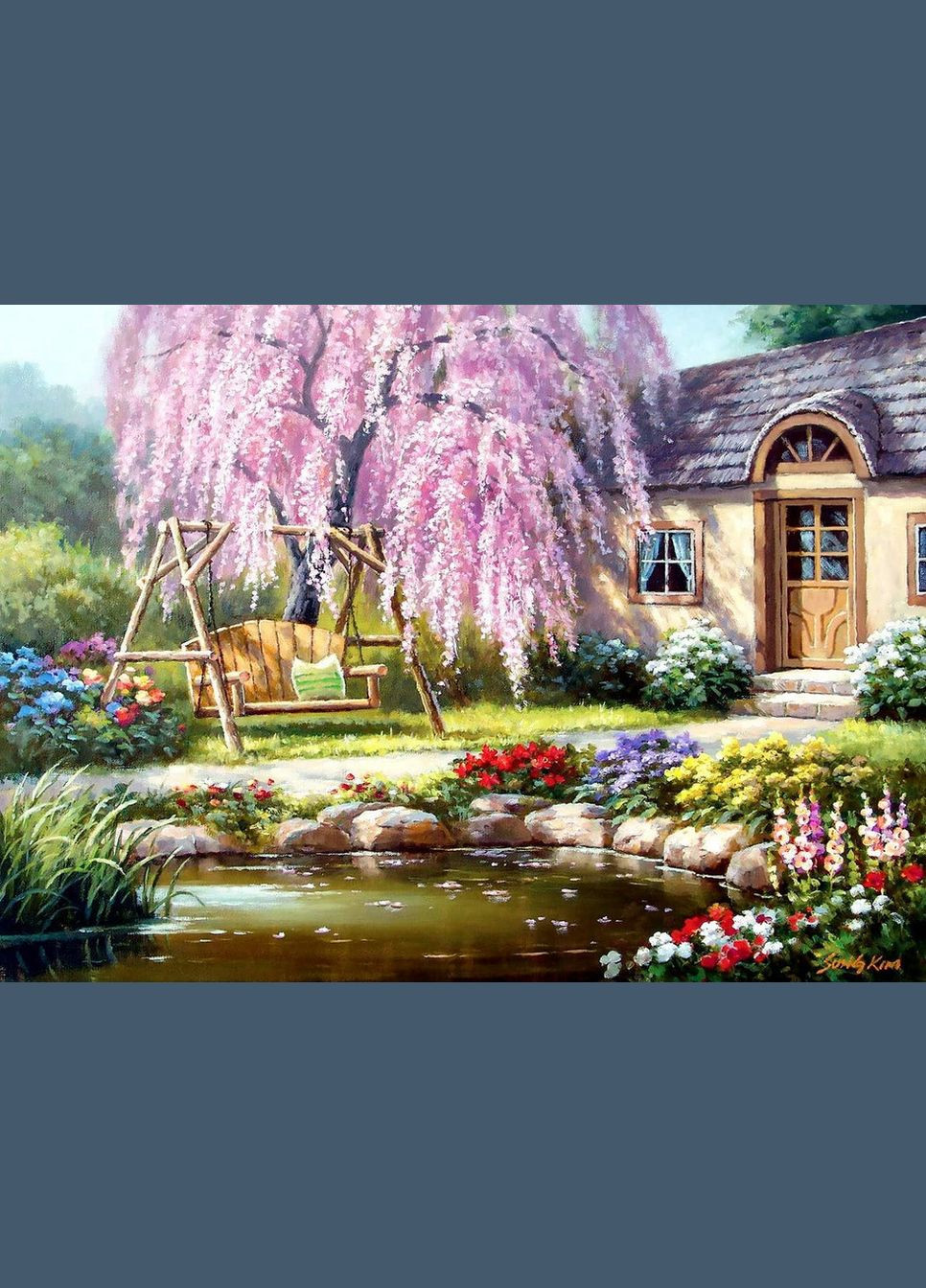 Пазл Котедж у вишневому саду 1000 елементів Anatolian (342717555)