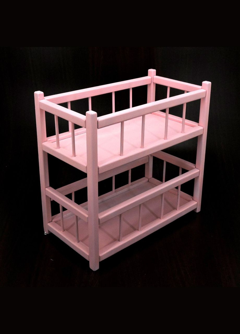 Кровать для кукол из дерева Золушка барби (КРТ-000350) No Brand (328605072)