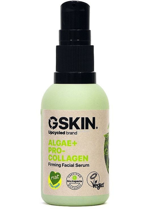 Сыворотка для упругости кожи лица с водорослями и коллагеном Algae + Pro-Collagen Facial Serum * 30ml (1555199-44583447) GSKIN (369104217)