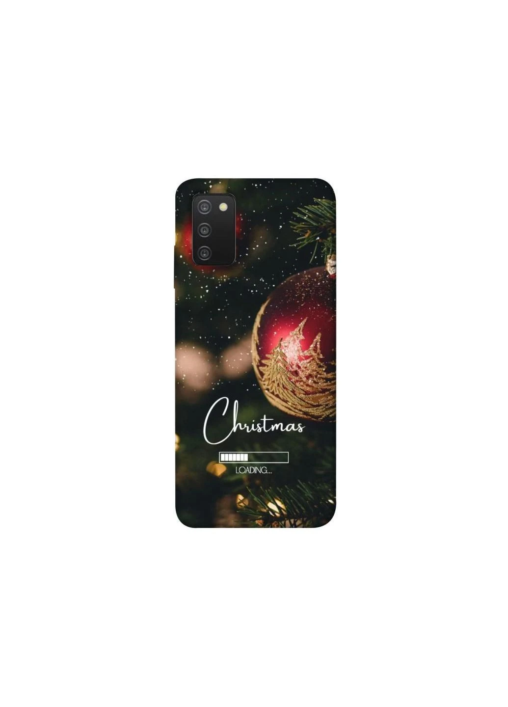Чохол на Samsung Galaxy A03s Christmas Loading ver.2 Frontalka (375757368)