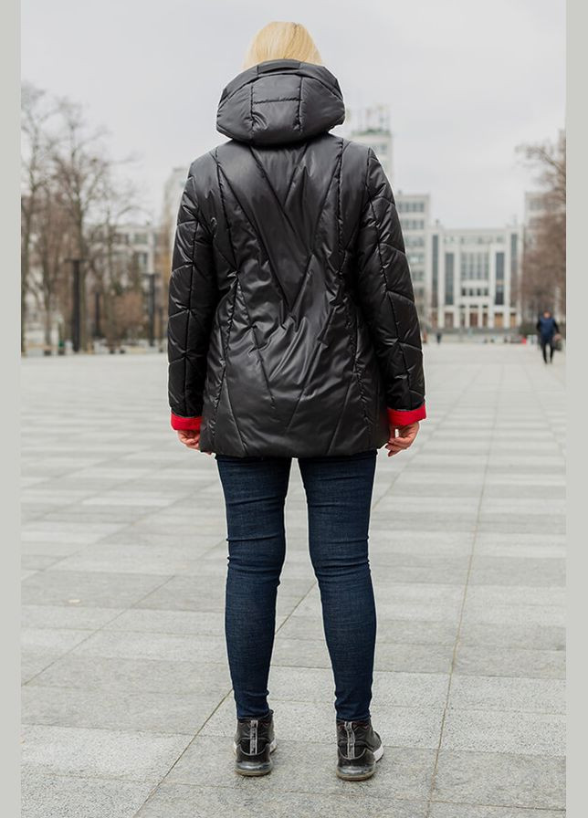 Черная демисезонная куртка женская "диана" демисезон MioRichi