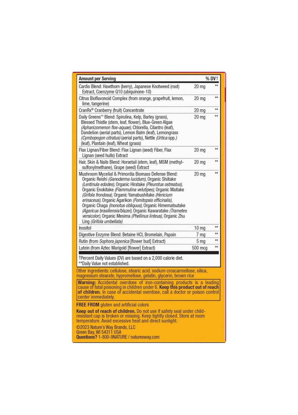 Вітаміни та мінерали Alive! Once Daily Women’s Ultra Potency, 60 таблеток Nature's Way (295899244)