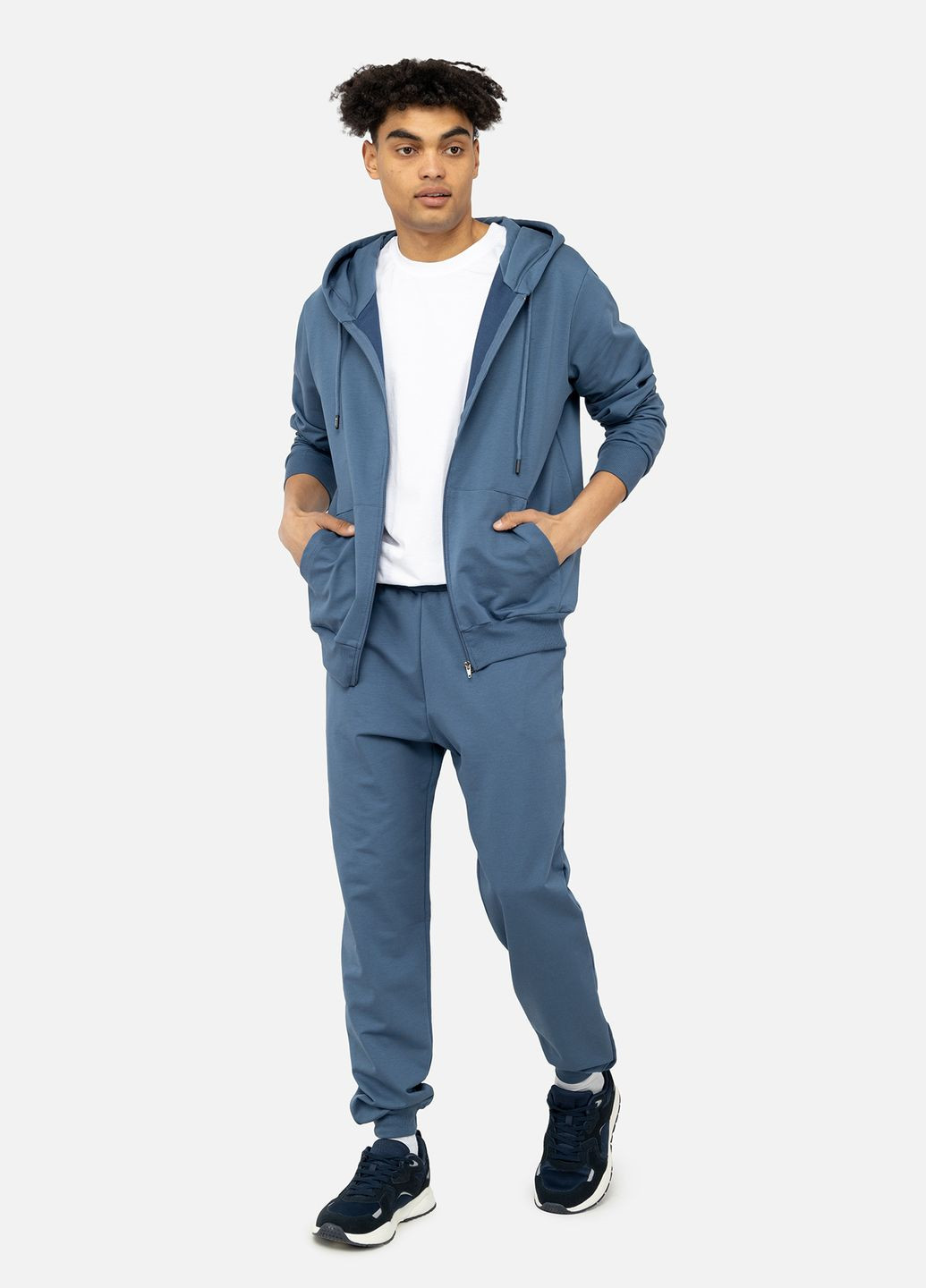 Чоловічі спортивні штани колір синій ЦБ-00239126 Yuki (283250420)