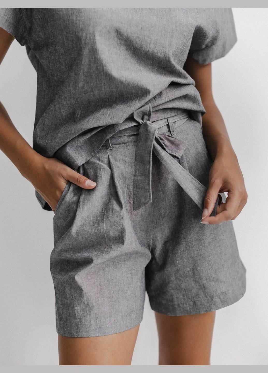 Серая шорты женские silver xl Leglo