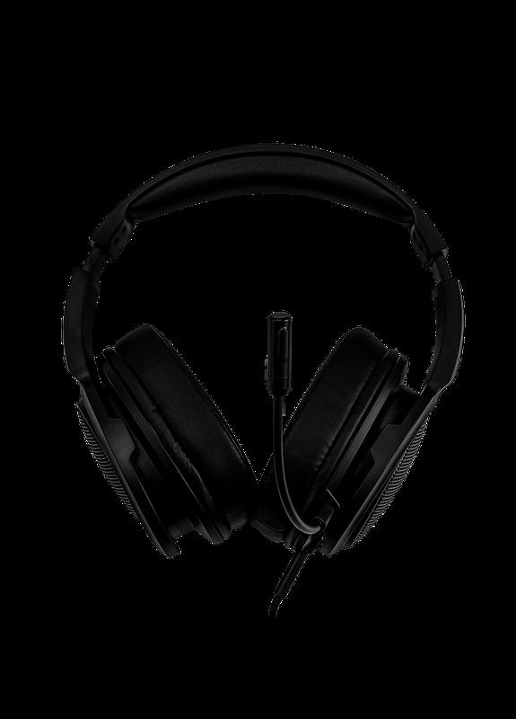 Наушники Hellraizer, Black, 3.5 мм, микрофон, динамики 50 мм, 20 Ом, 92 дБ, 1 м+1.2 м (HTA812) Hator (314778023)