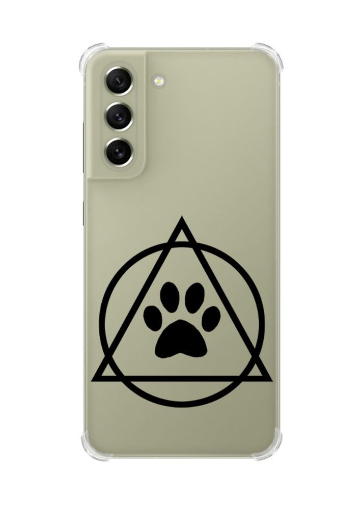 Чохол із потовщеними кутами на Samsung S21 FE Логотип квадроберів (принт 394) Creative (355401662)