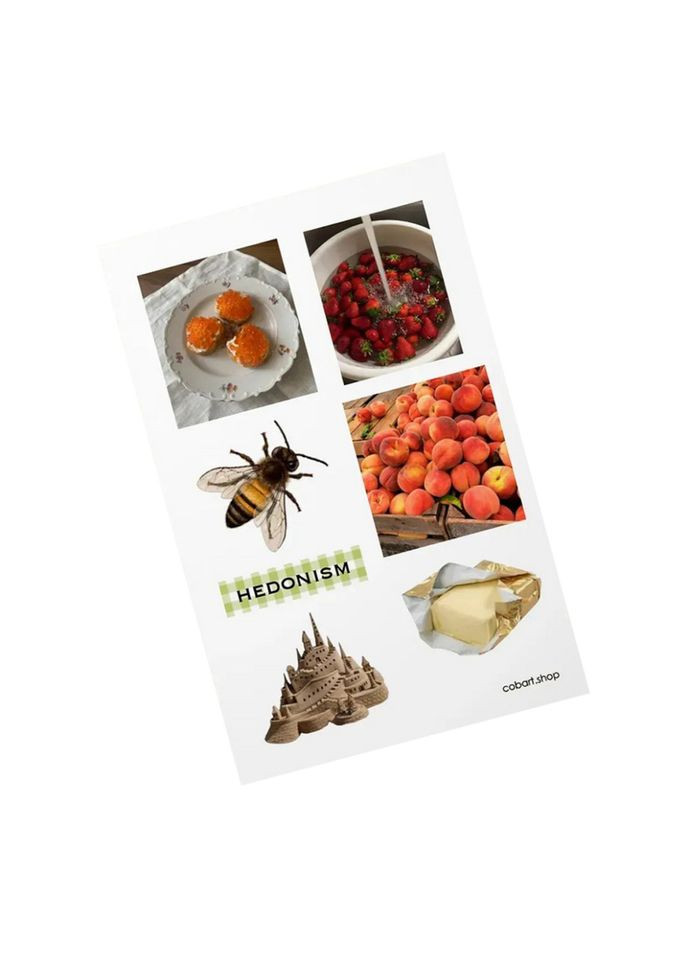 Детский стикерпак А6 3D Hedonism СS-VS-007 на виниловой основе Cobart (341609865)