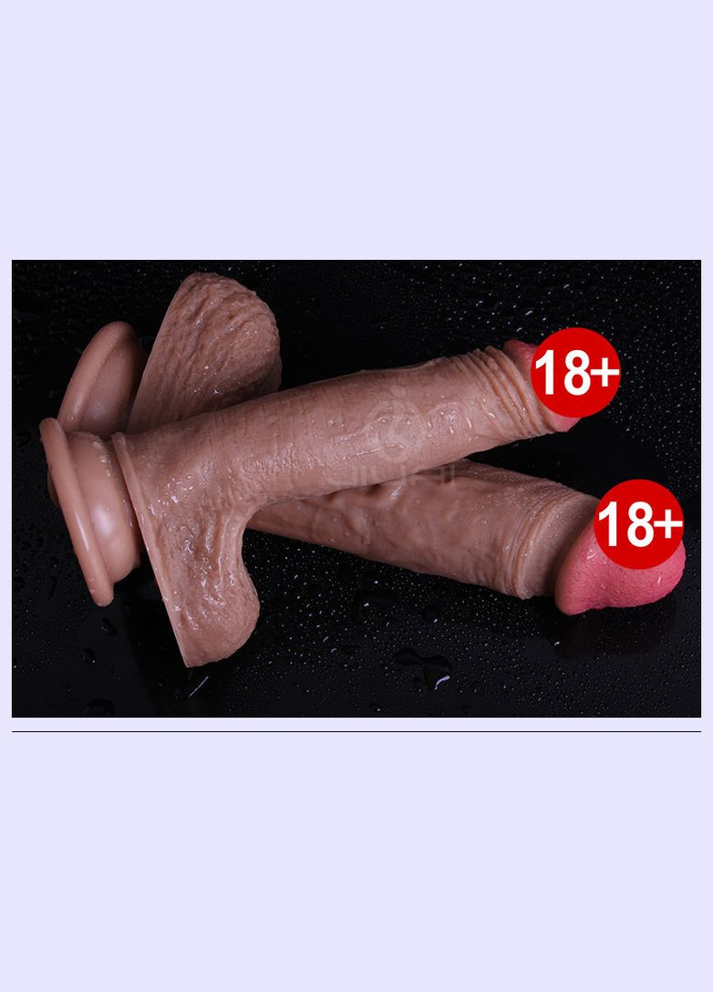 Страпон мягкий реалистичный 21 х 4 см NeoSkin Strapon Hugo (303906833)