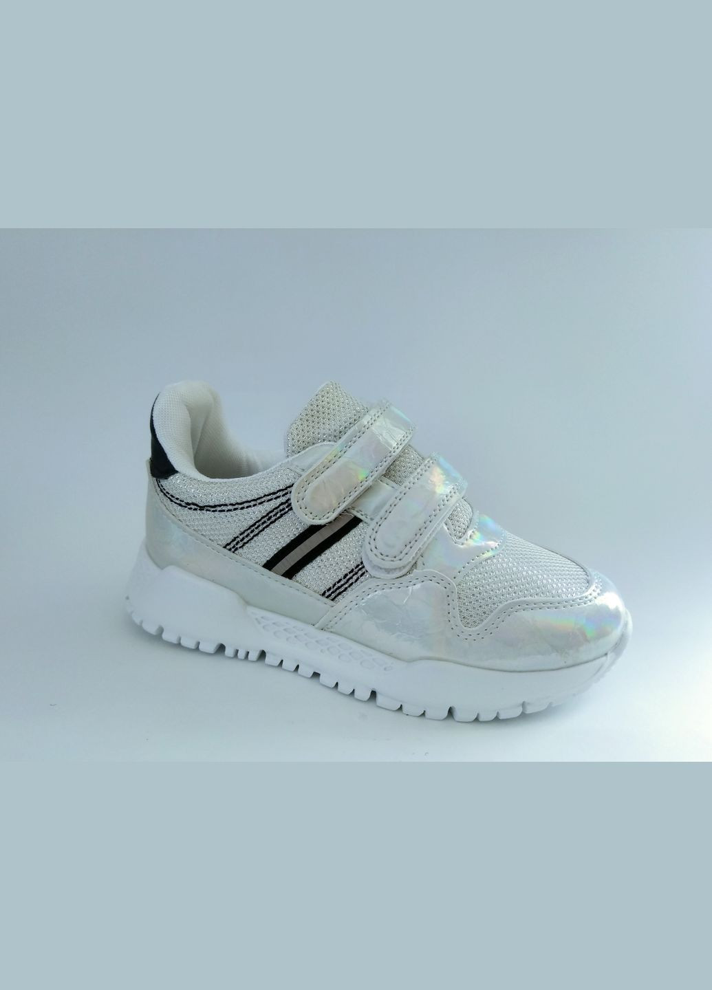Срібні стильні кросівки для дівчинки р 28 - 17,5 см Jong Golf