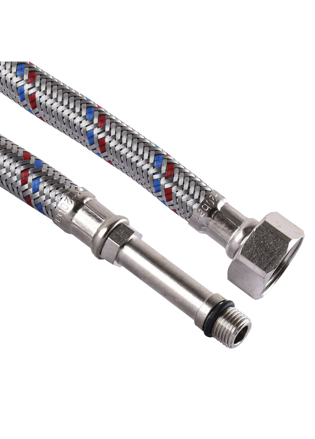 Шланг для змішувача (нерж.) М10х1/2″ 0,4м HY6201 A довг. Solomon (335426101)