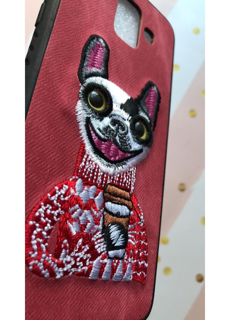 Силиконовий чохол, прикрашений рисунком на тканини, для Samsung Galaxy A6 (2018) / A600F Собака з кави Baseus (359497394)