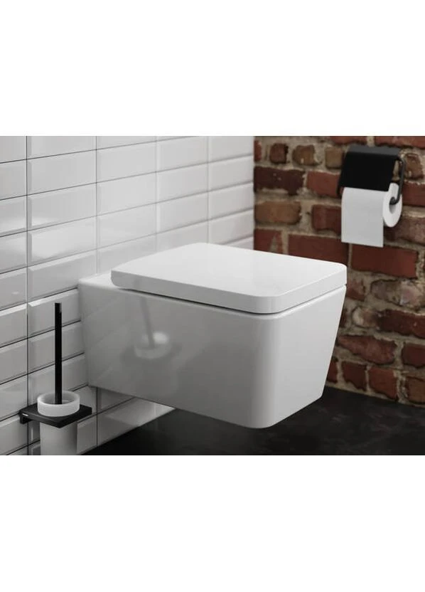 Підвісний унітаз ELU PURE, білий/глянсовий, скруглений прямокутник Hansgrohe (401875638)