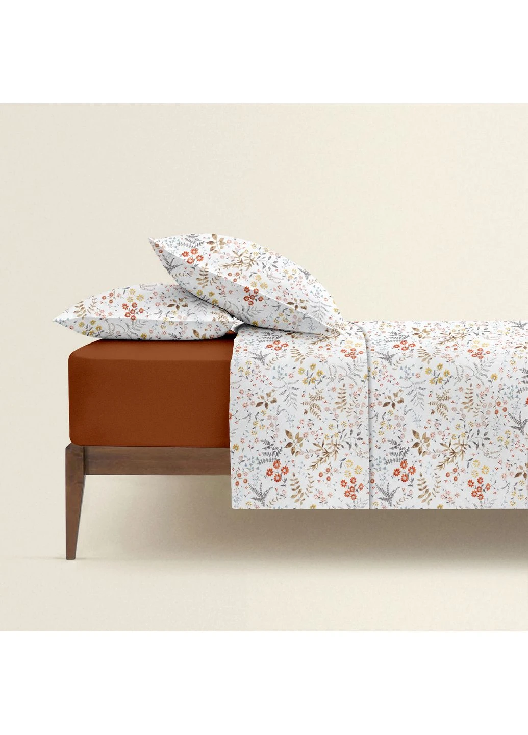 Євро постільна білизна з простирадлом на резинці PASTEL GARDEN CS3 (4822052414972) Cosas (393210750)