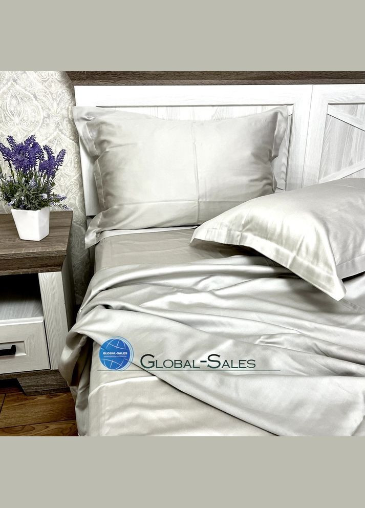 Комплект Tencel Полуторний Mix Сіро-блакитний PREMIUM Евкаліптове Волокно Туреччина Calipse 160*220см Calipso (308071602)